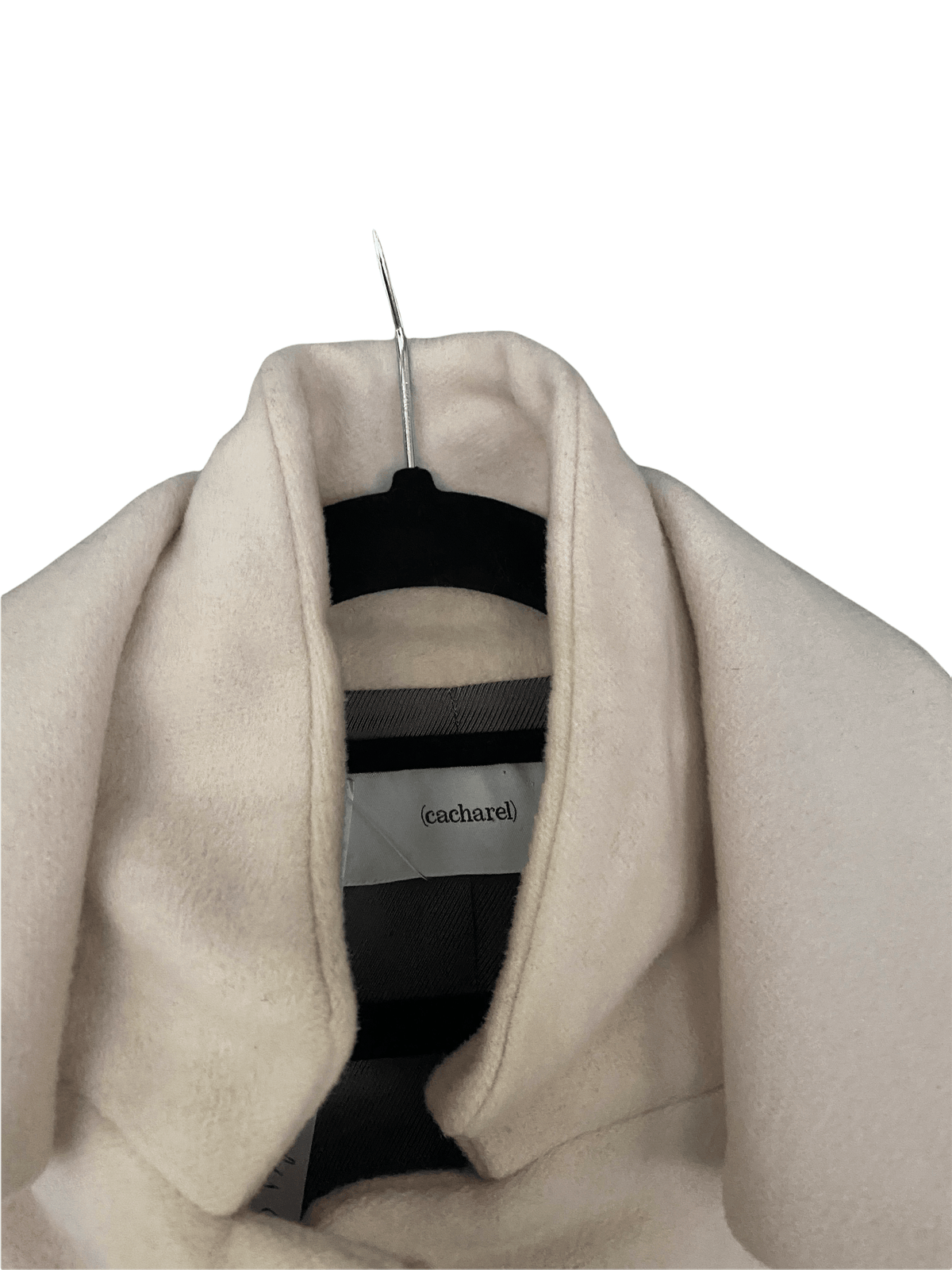 Cacharel Cream Wool and Mohair Coat Size 38 UK SIze 12 - Ava & Iva