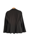 Emporio Armani Wool Single Breasted Jacket Black IT40 UK Size 8 - Ava & Iva