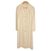 Admyra Wool Pale Yellow Long Sleeved Coat UK Size 12 - Ava & Iva