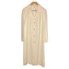 Admyra Wool Pale Yellow Long Sleeved Coat UK Size 12 - Ava & Iva