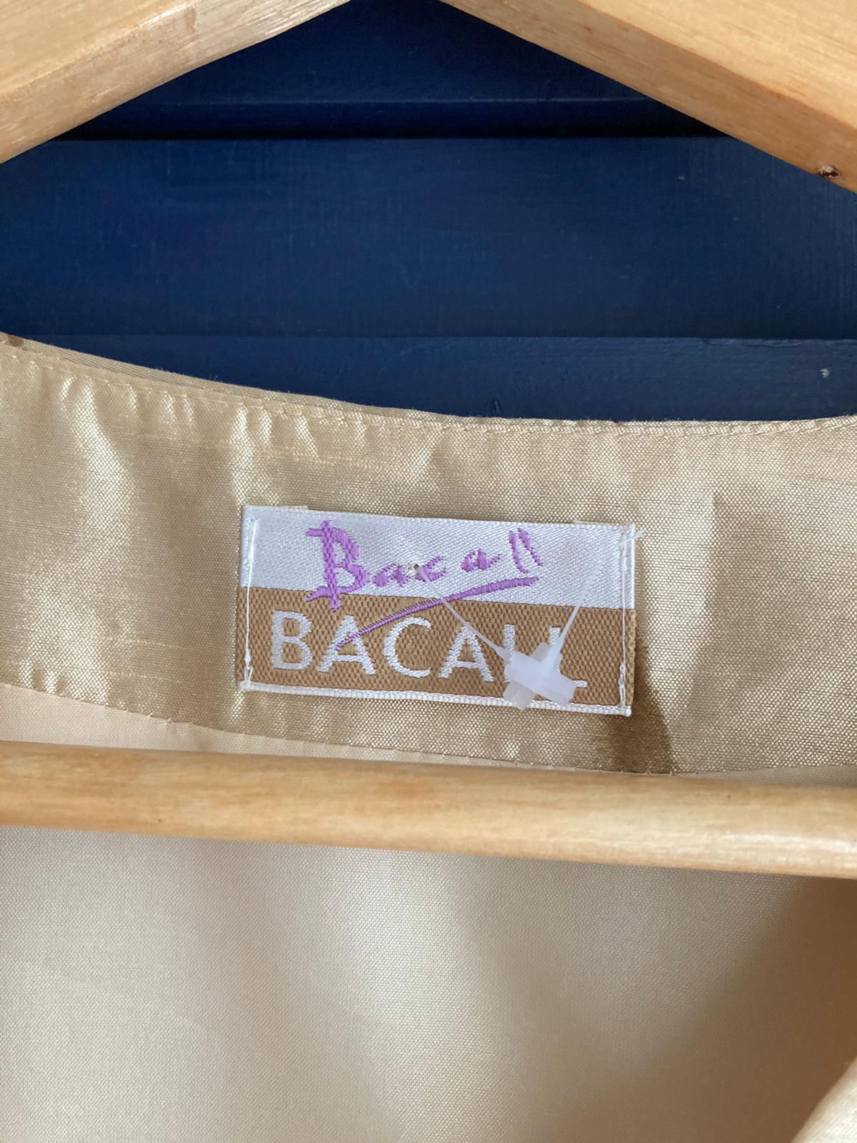 Bacall Gold Floral Top And Jacket Set UK Size 18 - Ava & Iva