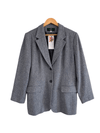 Orvis Wool and Silk Single Breasted Jacket Blue UK Size 12 - Ava & Iva