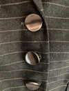 Teper Wool Grey Striped Jacket UK Size 16 - Ava & Iva