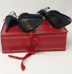 Rene Caovilla Shoes Black Satin US6 UK4 - Ava & Iva