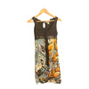 Roberto Naldi Black Patterned Two Piece Sleeveless Dress And Shrug UK Size 10 - Ava & Iva