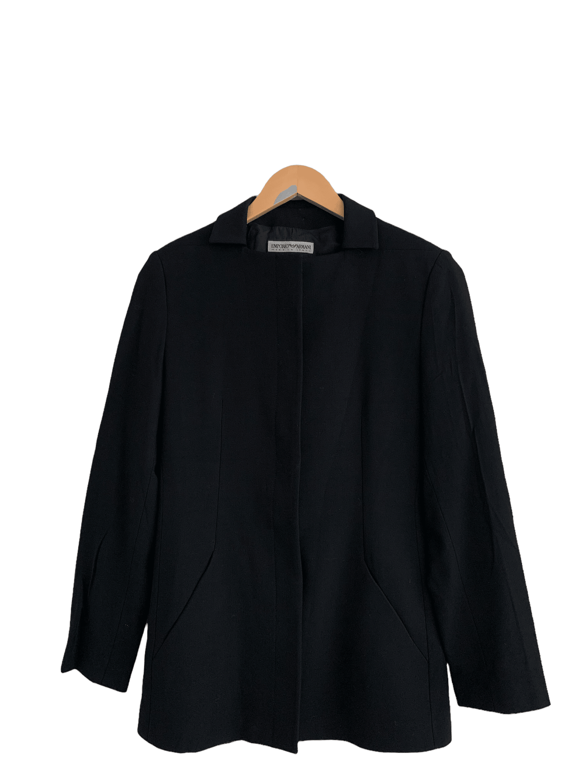 Emporio Armani Jacket Black EU 42 UK size 10 - Ava & Iva
