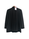 Louis Féraud Velvet/Crepe Jacket Black UK Size S/M - Ava & Iva