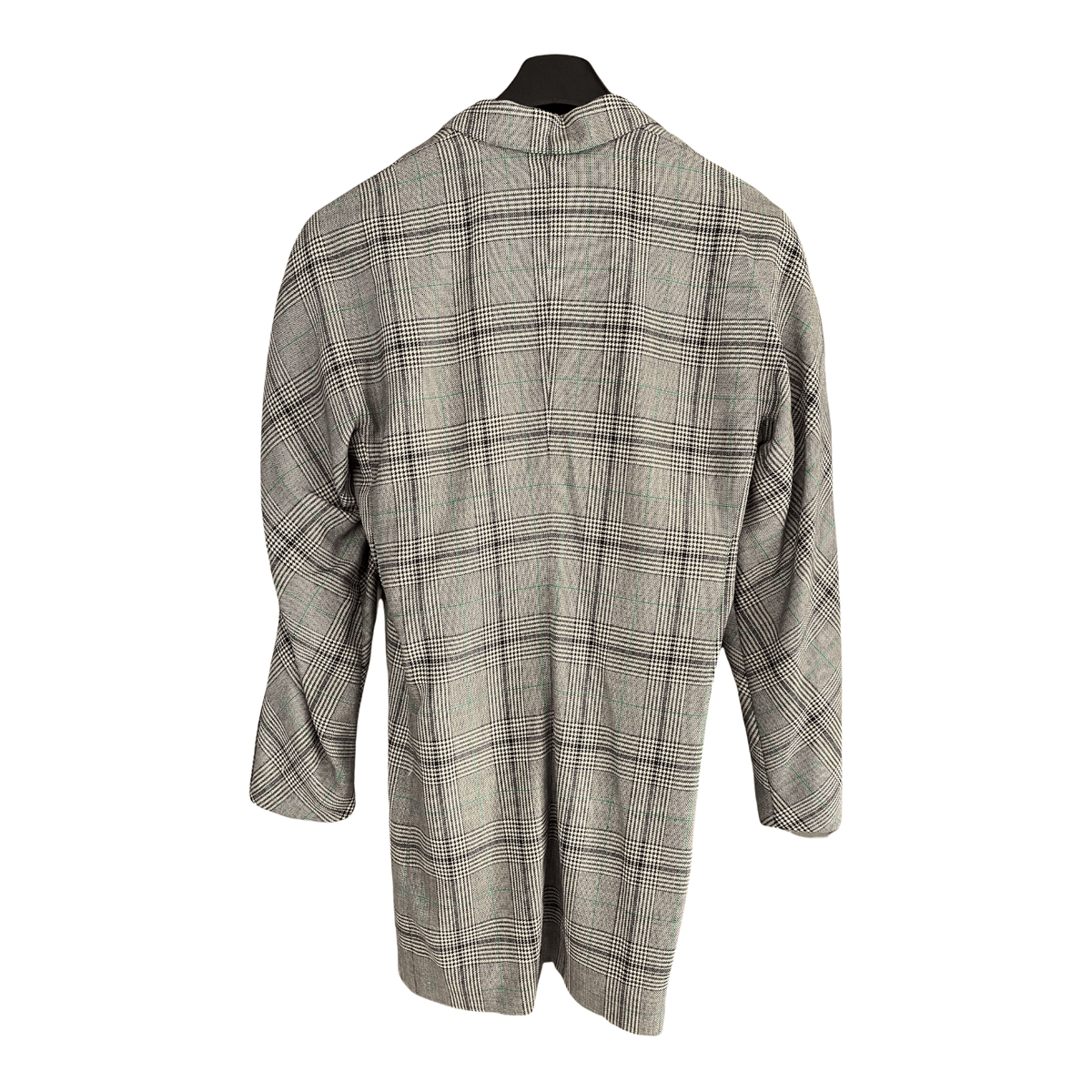 Escape Grey Prince of Wales Check Double Breasted Grey Jacket UK12 - Ava & Iva