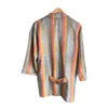 Dino Valiano Multi-Coloured Striped Skirt Suit UK Size 10 - Ava & Iva