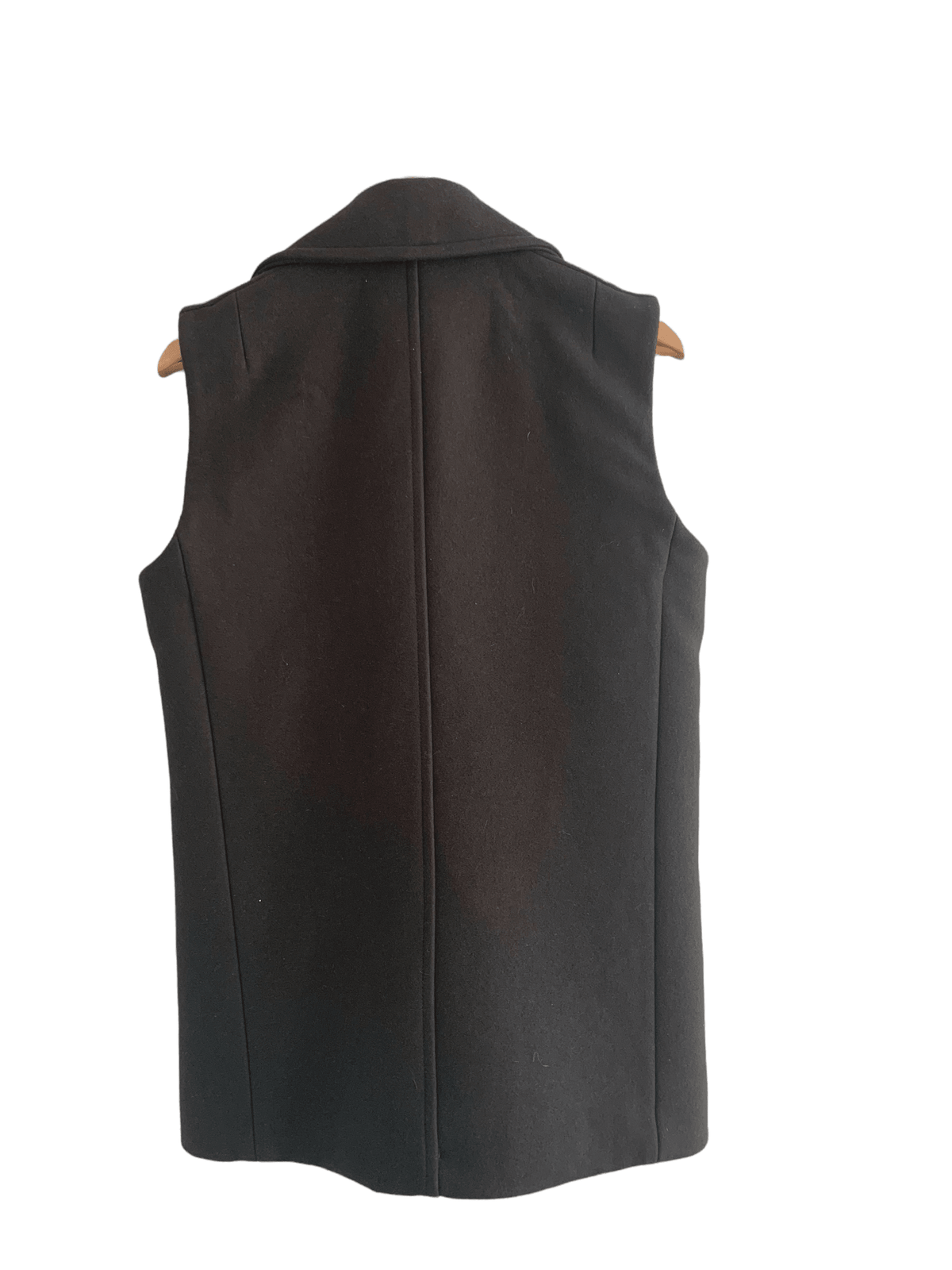 All Saints Sleeveless Double Breasted Jacket Green Size Small - Ava & Iva