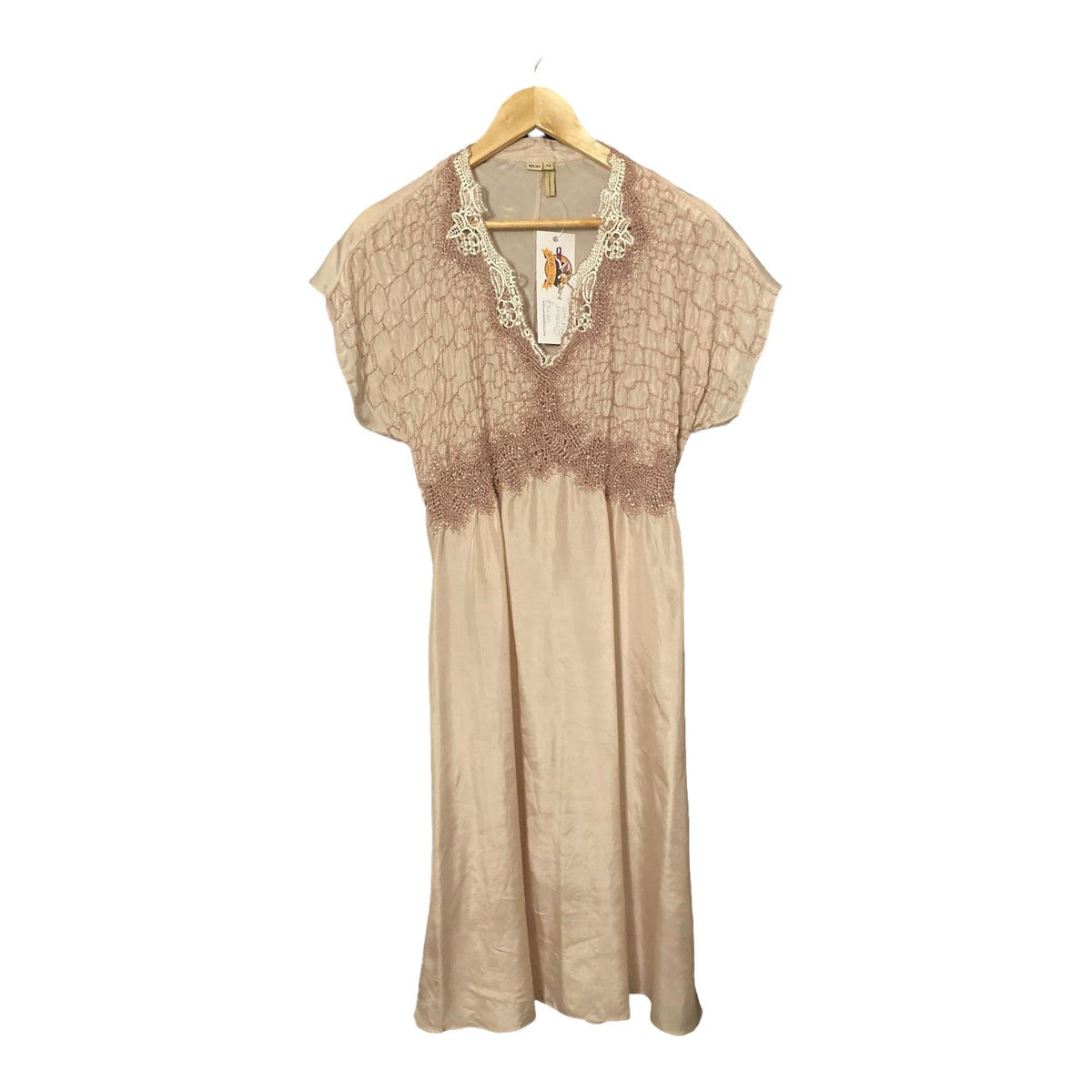 Blank London Silk Shell Coloured Short Sleeved Dress UK Size Medium - Ava & Iva