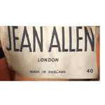 Vintage Jean Allen London Est. 100% Cotton Long Sleeve Maxi Tunic Dress Orange Grey Multi Geometric Print UK Size 10-12 - Ava & Iva