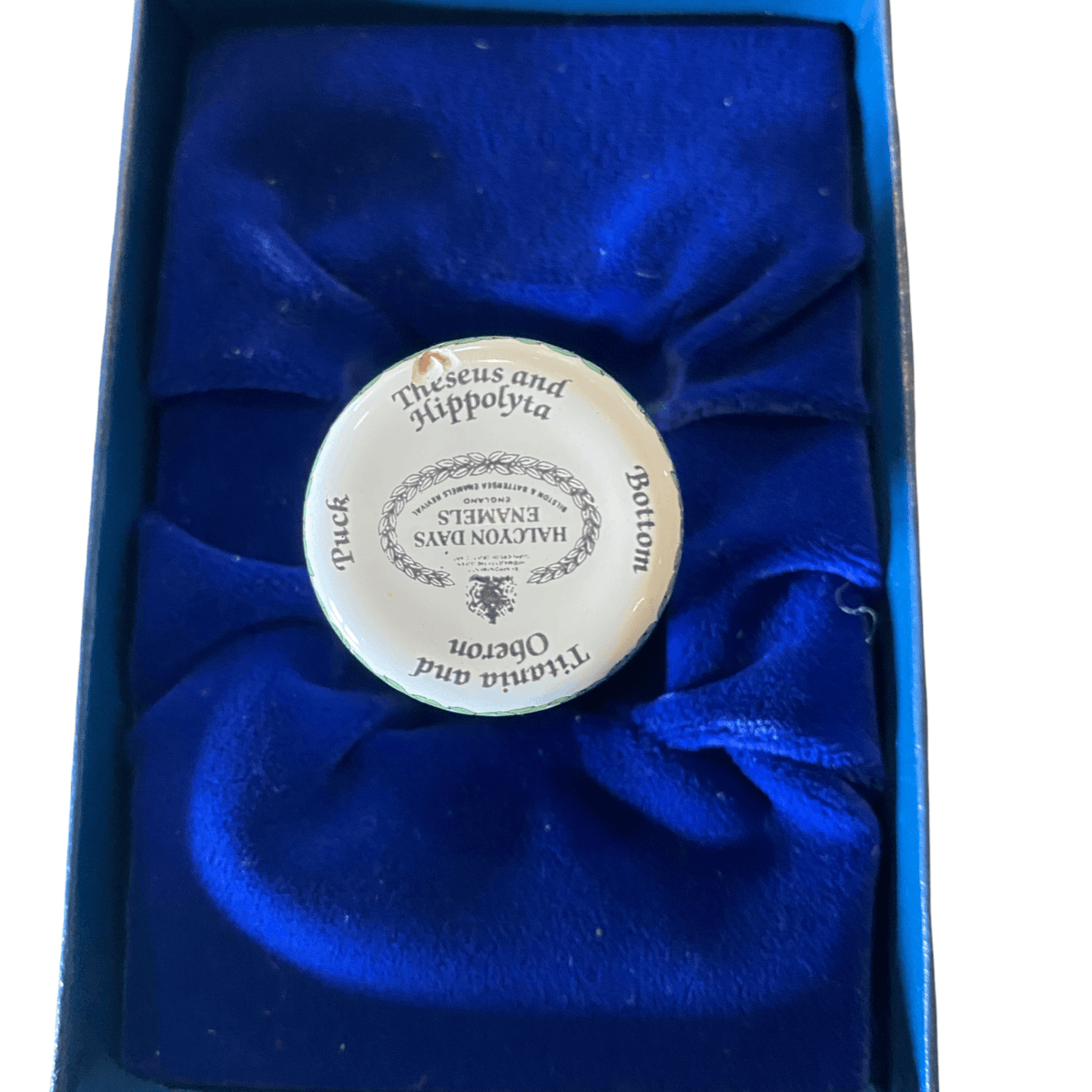 Halcyon Days "Midsummer Nights Dream" Enamel Trinket Box in Original Box - Ava & Iva