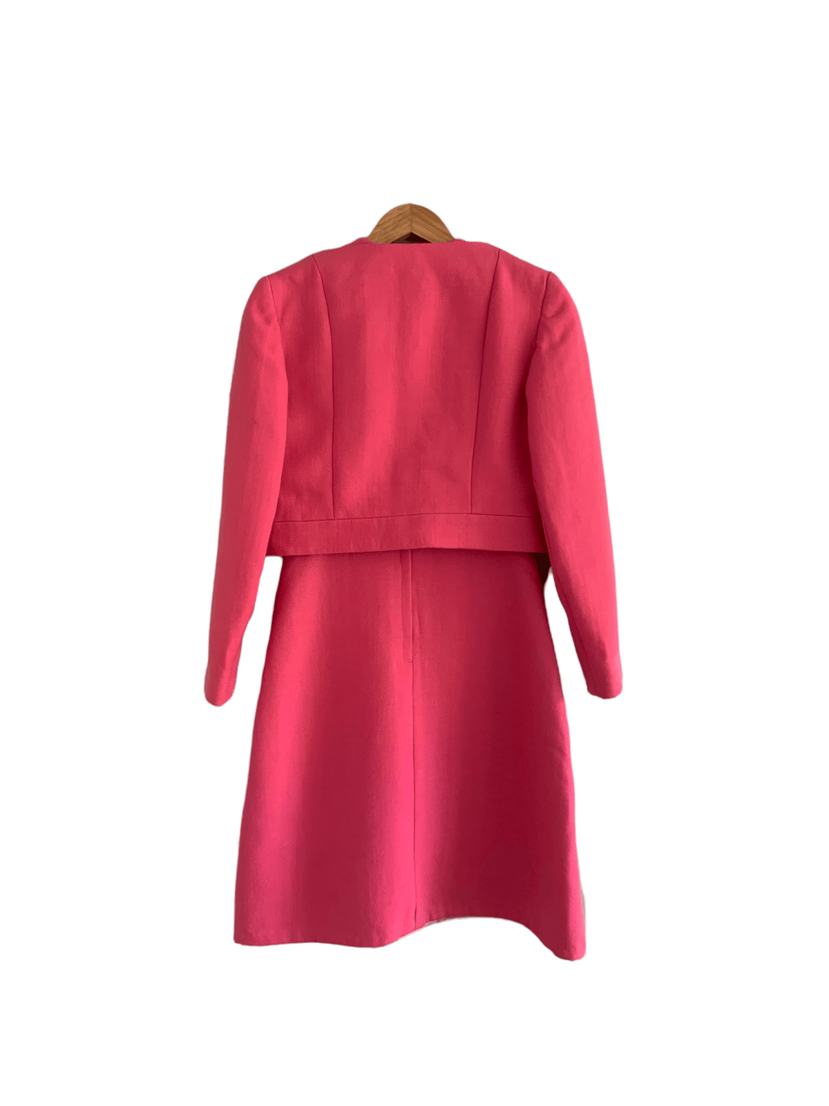 Audrey Segal Dress and Jacket Suit Pink UK Size 10 - Ava & Iva