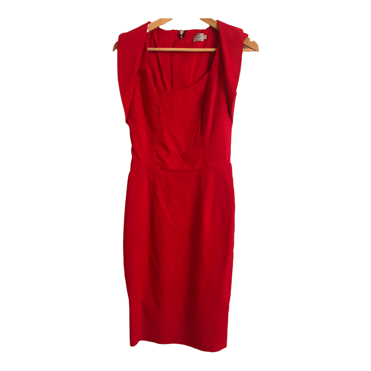 Diva Catwalk Sleeveless Shift Dress Red Size S - Ava & Iva