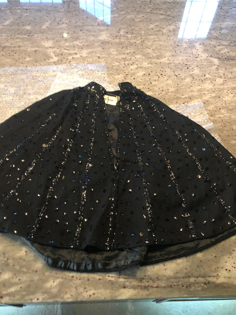 Madison Avenue black and sequin cape - Ava & Iva