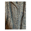 Paul Costelloe Pure New Wool Irish Tweed Navy & Taupe Long Sleeved Coat UK Size 16 - Ava & Iva