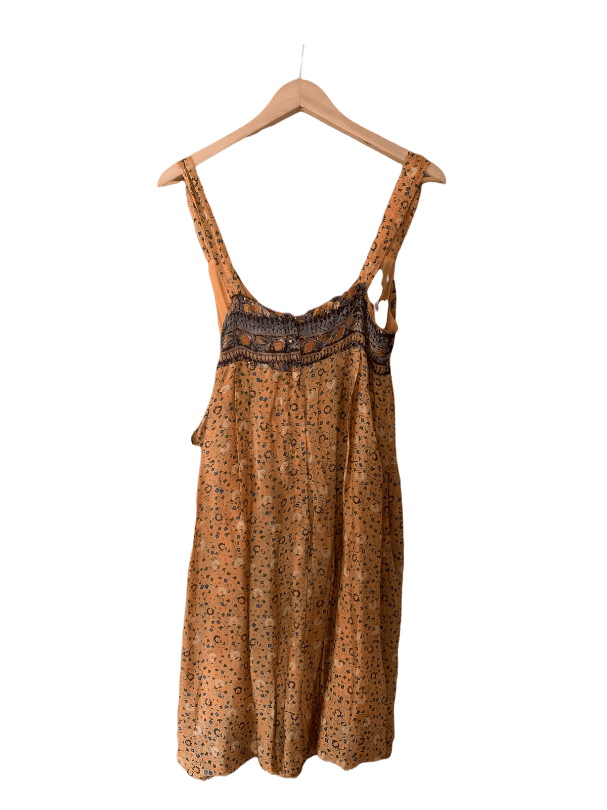 Juliet Dunn Floral Dress Orange UK Size 8/10 - Ava & Iva