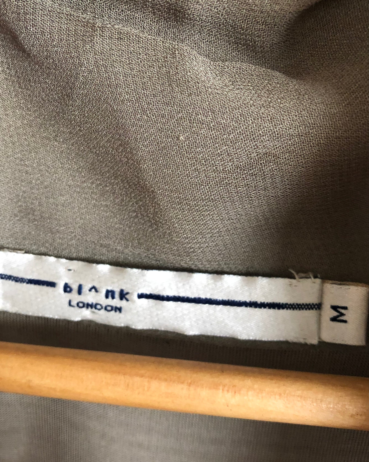 Blank London Jersey Belted Cardigan Jacket Taupe Beige Embroidered Embellished Size - Ava & Iva