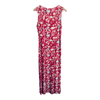 Adini Sleeveless Summer Tunic Maxi Sundress Dress Pink Multi Floral Print UK Size 10-12 - Ava & Iva