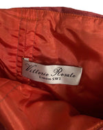 Vittorio Rosato London Vintage 100% Pure Silk Sleeveless Evening Gown Maxi Dress Coral Pink UK Size 12-14 - Ava & Iva