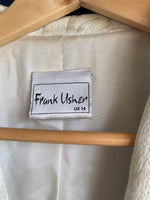 Frank Usher Pale Green Long Sleeved Coat UK Size 14 - Ava & Iva