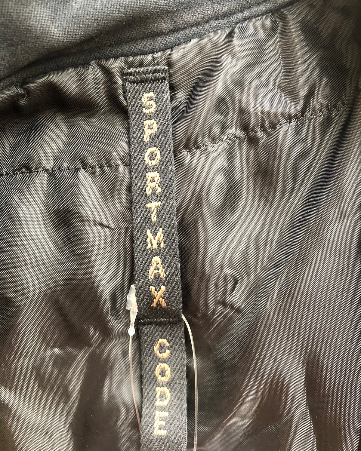 Sportmax Code Distressed Faded Grey 100% Cotton Denim Biker Jacket UK Size 8 - Ava & Iva