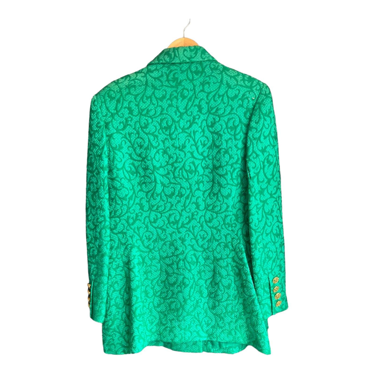 The White House Wool Blend Emerald Green Skirt Suit UK Size 16 - Ava & Iva