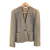 Evan Picone Vintage 100% Wool Tweed Single Breasted Jacket Brown UK Size 10 - Ava & Iva