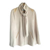 Ellsworth & Ivy Wool Blend Cream Cape UK Size Small - Ava & Iva