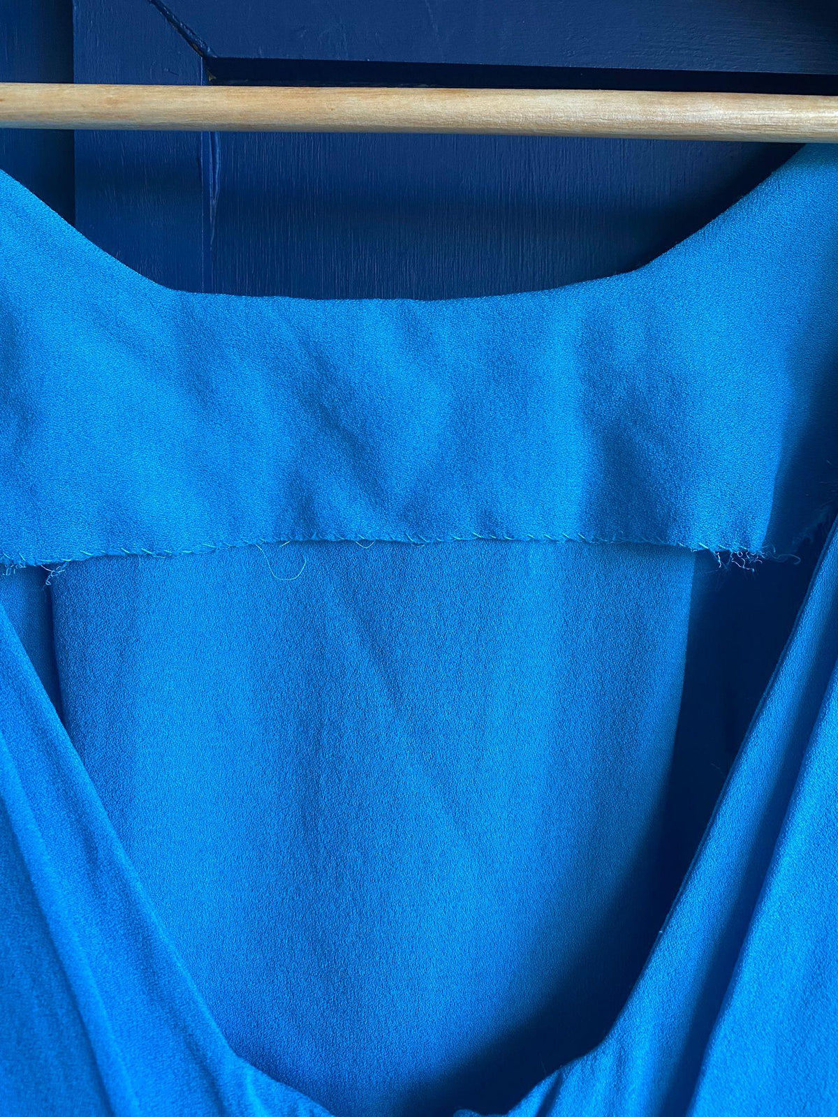 Vintage Teal Sleeveless Dress UK Size  10 - Ava & Iva