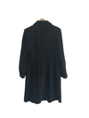 Paul Costelloe Wool Double Breasted Coat Black UK Size 10 - Ava & Iva