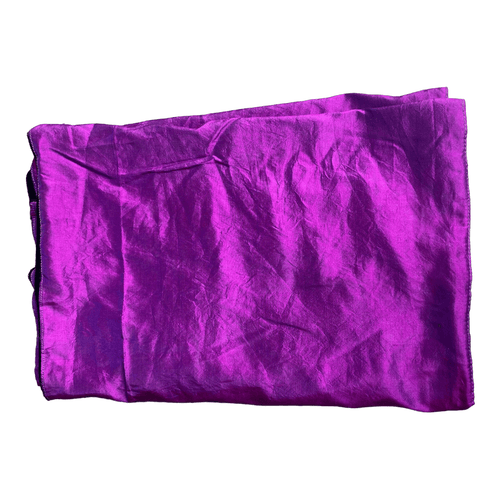 Purple Silk and Velvet Scarf - Ava & Iva