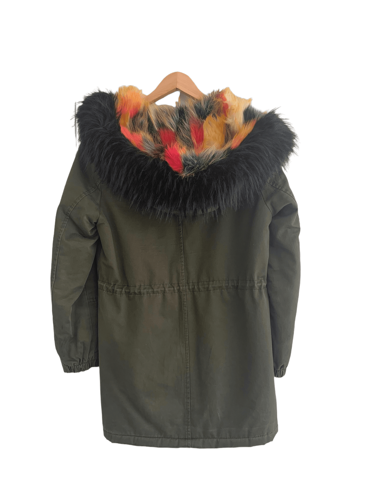 Attentif Parka Coat Khaki EU40 UK12 - Ava & Iva