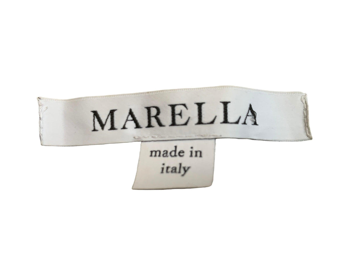 Marella Tweed Single Breasted Jacket Beige UK Size 8 - Ava & Iva