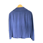 Vintage Navy Long Sleeved Jacket UK Size 16 - Ava & Iva