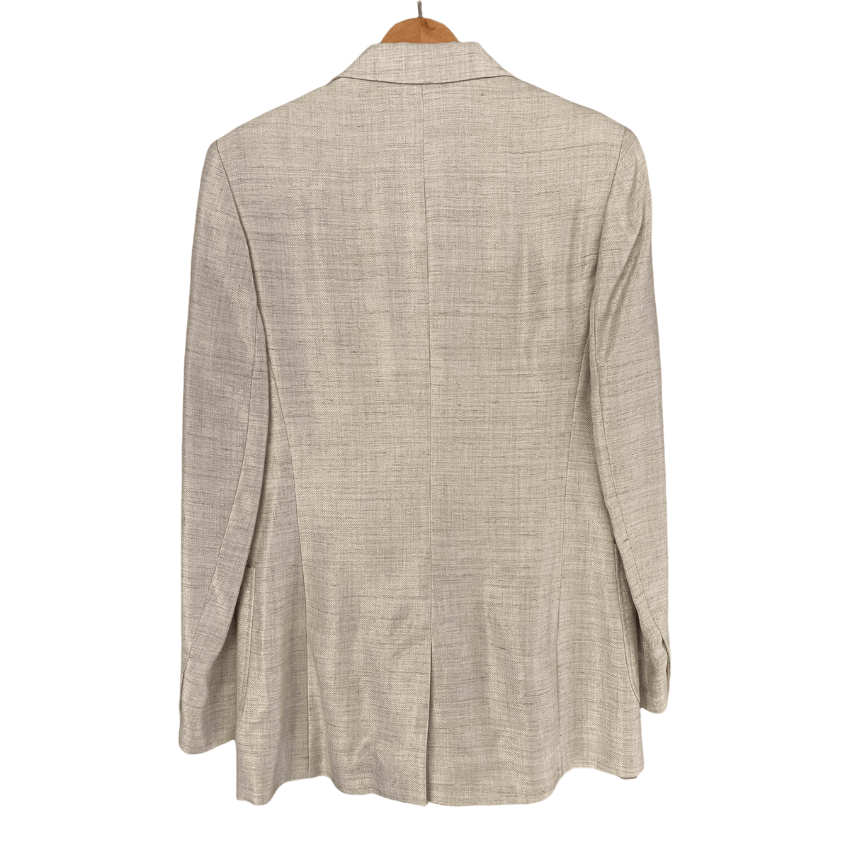 Paul Costello Dressage Linen Mix Single Breasted Jacket Biscuit UK Size 12 - Ava & Iva