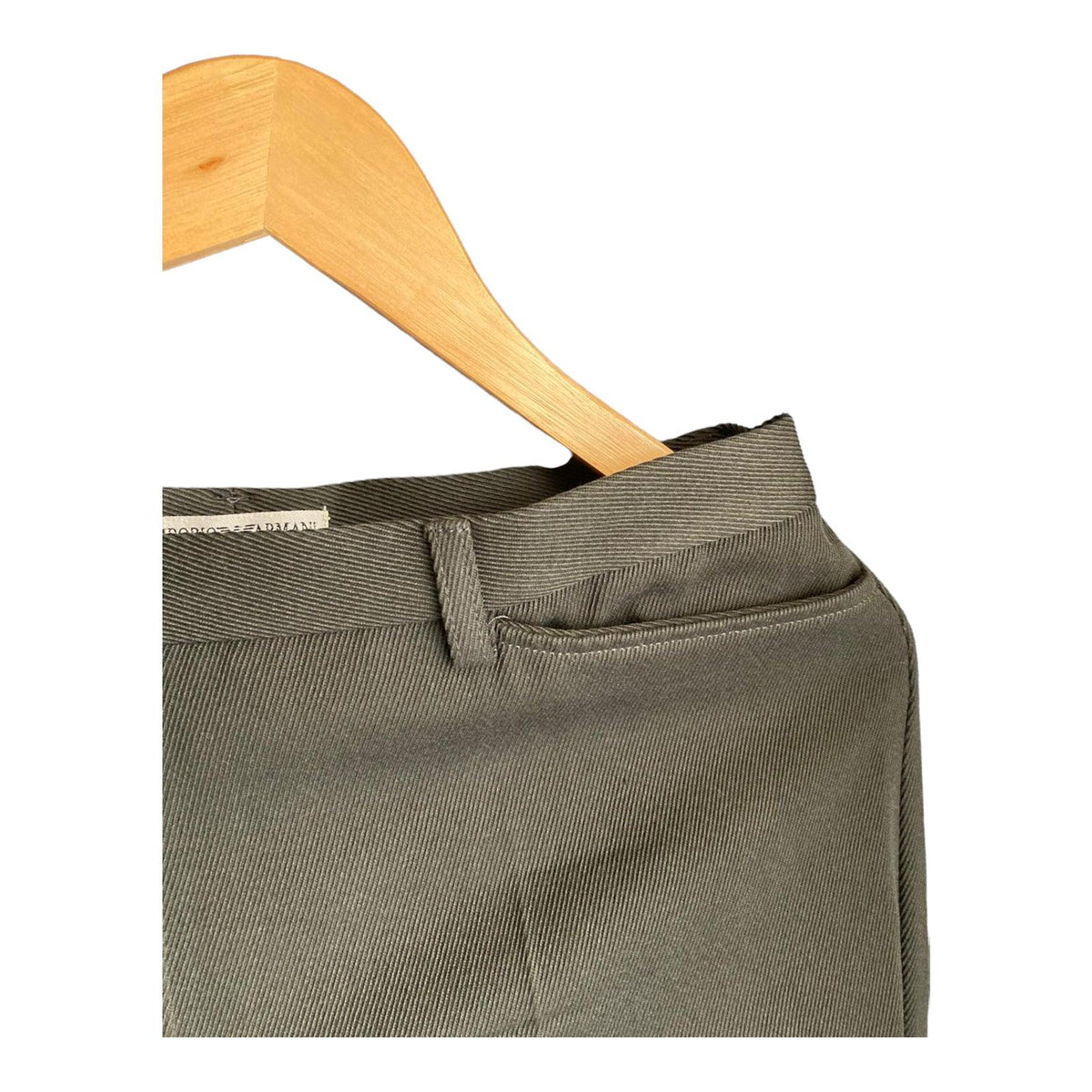 Emporio Armani Wool Black trouser Suit UK Size 12 - Ava & Iva