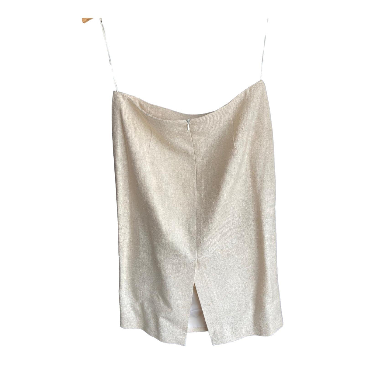 Robinson Valentine Silk Cream Skirt Suit UK Size 12 - Ava & Iva