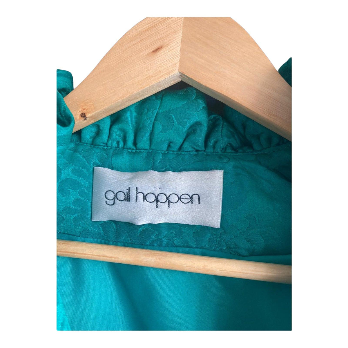 Gail Happen Emerald Green Skirt Suit UK Size 12 - Ava & Iva