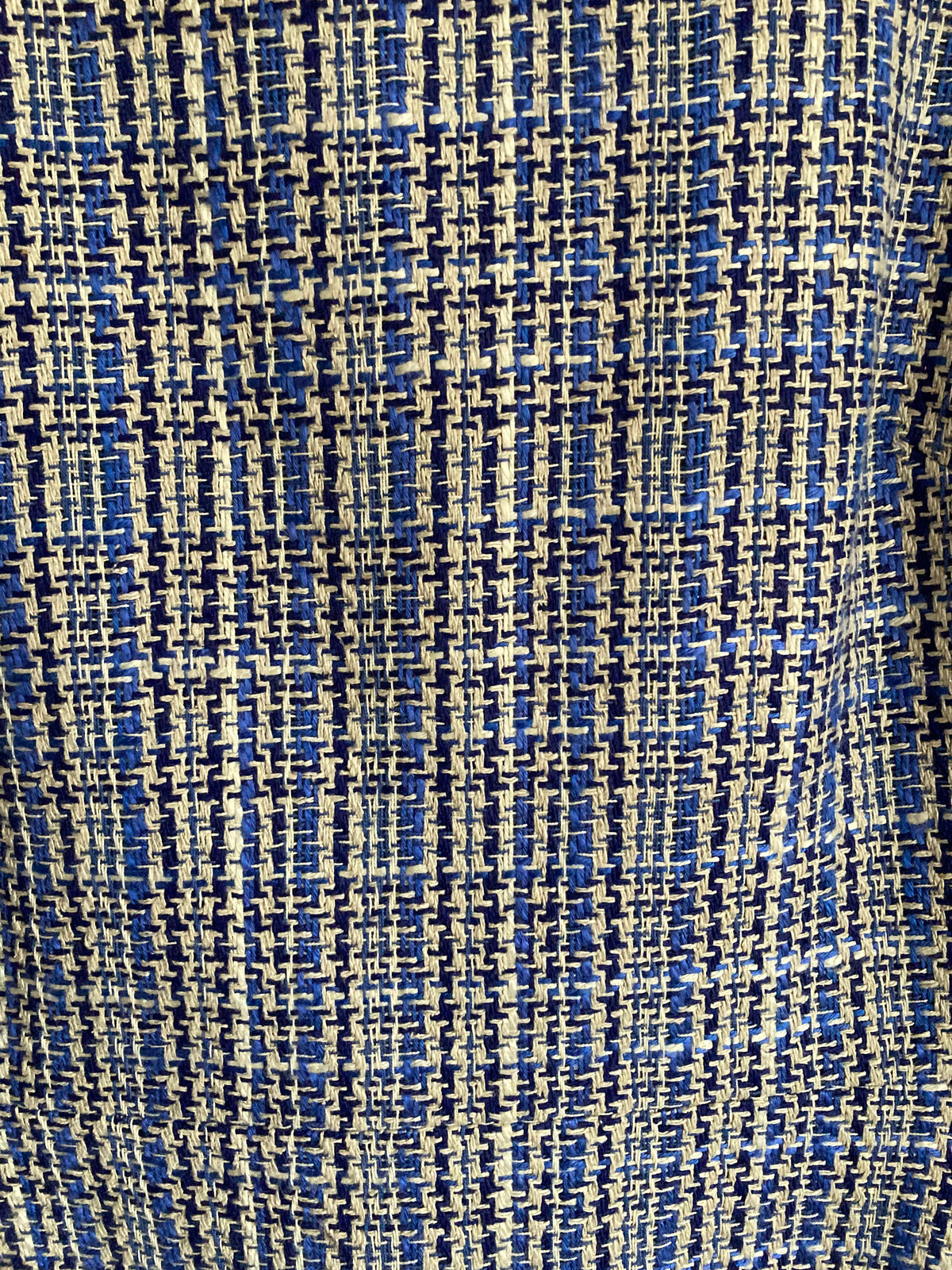 Jigsaw Blue Tweed Effect Sleeveless Dress UK Size 12 - Ava & Iva