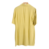 Louis Feraud Vintage Viscose Blend Short Sleeve Shirt Dress Yellow UK Size 14 - Ava & Iva