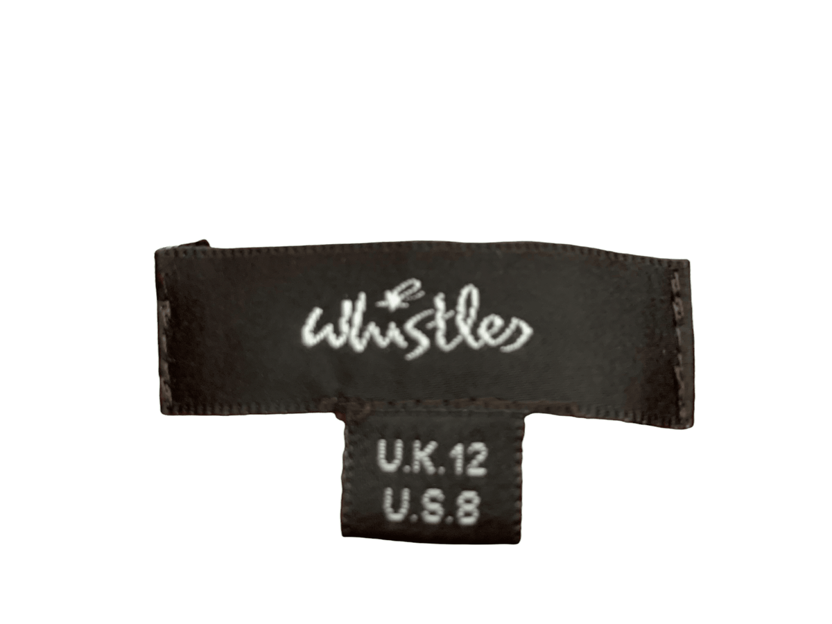 Whistles Single Breasted Jacket Black UK Size 12 - Ava & Iva