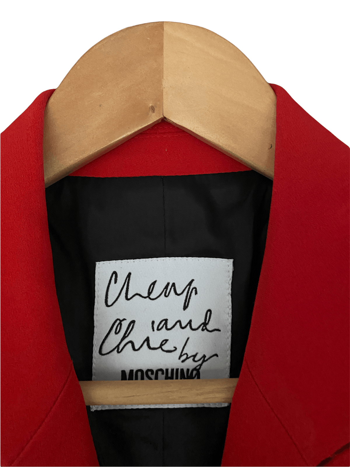 Moschino Cheap and Chic Double Breasted Jacket Red UK SIze 14 - Ava & Iva