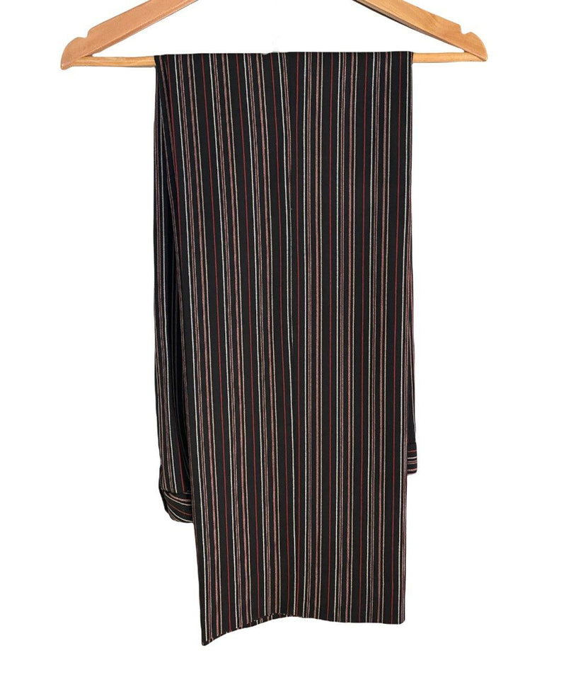 Missoni Trouser Suit Single Breasted Blue and Red Pinstripe UK Size 12 - Ava & Iva