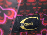 Just Cavalli Vintage Stretch Cotton Belted Day Evening Jacket Pink Multi UK Size 12 - Ava & Iva