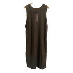 Cos Linen Sleeveless Tunic Dress Taupe Size M/L - Ava & Iva