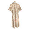 Doreen Seckler Cotton Cream Ditsy Floral patterned Short Sleeved Dress UK Size 14 - Ava & Iva