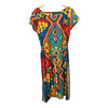 DL Barron Cotton Multi-Coloured Short Sleeved Dress UK Size 12 - Ava & Iva