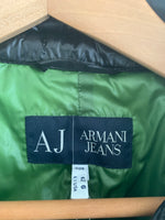 Armani Jeans Puffer Coat Black UK Size 12 - Ava & Iva